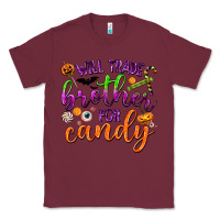 Burgundy Will Trade Brother for Candy Classic Tee - texasbilliewilder