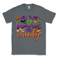 Charcoal Heather Will Trade Brother for Candy Classic Tee - texasbilliewilder