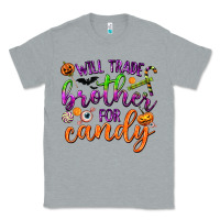 Heather Grey Will Trade Brother for Candy Classic Tee - texasbilliewilder