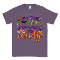 Lavender Will Trade Brother for Candy Classic Tee - texasbilliewilder
