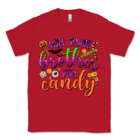Red Will Trade Brother for Candy Classic Tee - texasbilliewilder