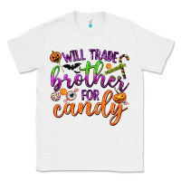 White Will Trade Brother for Candy Classic Tee - texasbilliewilder