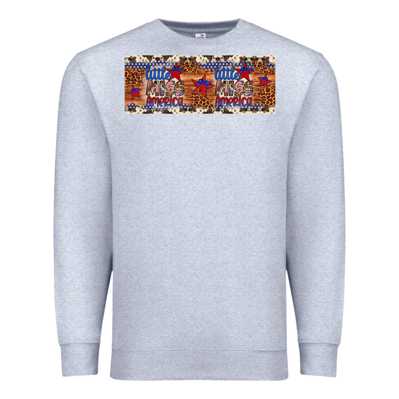 Little Miss America Premium Sweatshirt by Artiststas | Teevron