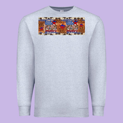 Little Miss America Premium Sweatshirt Designed By Artiststas