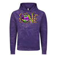 Cloud Purple mardi gras love lips Vintage Hoodie - CowGirlArtShop