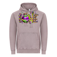 Vintage Zinc mardi gras love lips Vintage Hoodie - CowGirlArtShop