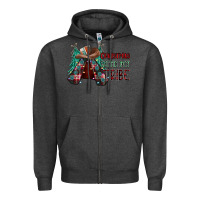 Charcoal Heather Christmas with tribe Zipper Hoodie - CowhideDigitalArt