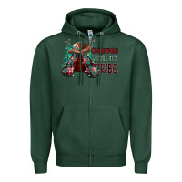 Sports Green Christmas with tribe Zipper Hoodie - CowhideDigitalArt