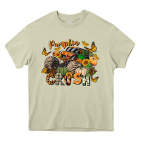 Mossy pumpkin crush truck Heavy Core Tee - LillyAllenDesigns