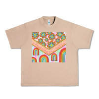 Burro hippie rainbow and daisy Urban Heavy Tee - TumblerDesignByShophia