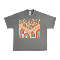 Tornado hippie rainbow and daisy Urban Heavy Tee - TumblerDesignByShophia