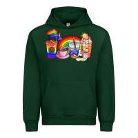 Forest Green pride coffee cups Urban Hoodie - AdoDesignShop