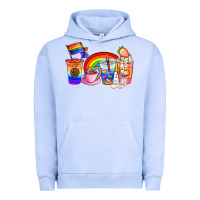 Pigment Grape Ice pride coffee cups Urban Hoodie - AdoDesignShop