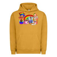 Pigment Peanut Butter pride coffee cups Urban Hoodie - AdoDesignShop