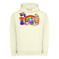 Pigment Pistachio pride coffee cups Urban Hoodie - AdoDesignShop
