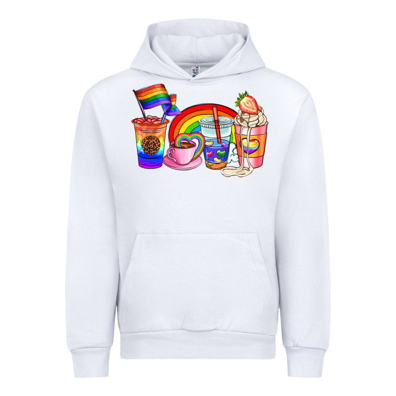 Pride Coffee Cups Urban Hoodie by AdoDesignShop | Teevron
