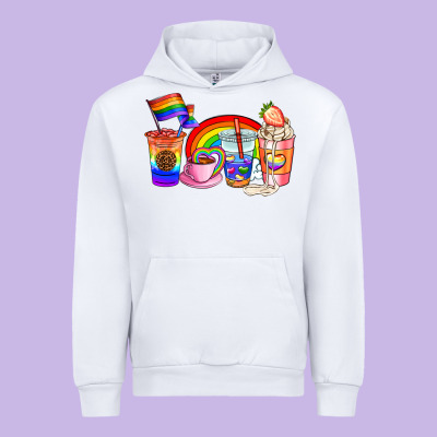 Pride Coffee Cups Urban Hoodie Designed By Adodesignshop