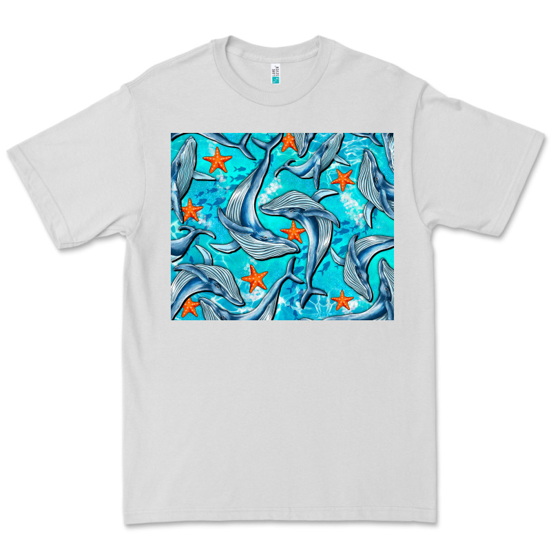 Humpback Whale Mousepad Premium Tee by BarkalooDesign | Teevron
