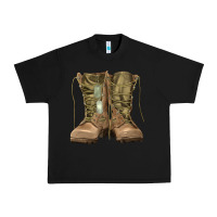 Black soldier boots Urban Heavy Tee - RanaPortraitStore