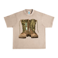 French Oak soldier boots Urban Heavy Tee - RanaPortraitStore