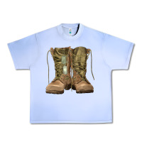 Grape Ice soldier boots Urban Heavy Tee - RanaPortraitStore