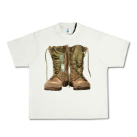 Pistachio soldier boots Urban Heavy Tee - RanaPortraitStore