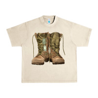 Sandshell soldier boots Urban Heavy Tee - RanaPortraitStore