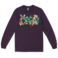 Plum certified nursing assistant Long Sleeve Tee - CowGirlArtShop