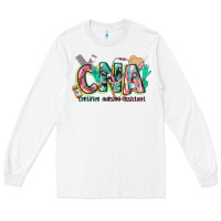 White certified nursing assistant Long Sleeve Tee - CowGirlArtShop