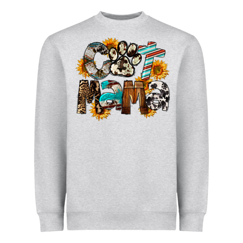 Cat  Mama Heavyweight Sweatshirt by FaDigitalArtStudio | Teevron