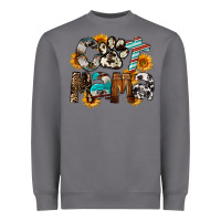 Storm Cat  Mama Heavyweight Sweatshirt - FaDigitalArtStudio