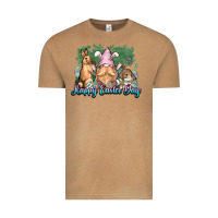 Vintage Camel Gnome bunny Happy Easter Day Vintage Tee - HowdyJamesFarm