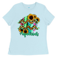 Baby Blue Aquarius Zodiac Ladies Tee - Bettercallsaul