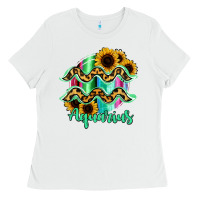 White Aquarius Zodiac Ladies Tee - Bettercallsaul