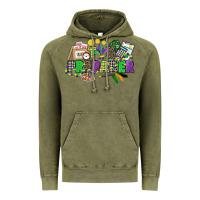 Vintage Olive tax preparer mardi gras Vintage Hoodie - CowGirlArtShop