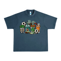 Midnight Navy Soccer coffee cups Urban Heavy Tee - HowdyJamesFarm