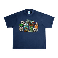 Navy Soccer coffee cups Urban Heavy Tee - HowdyJamesFarm