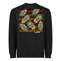 Black african mask seamless pattern Heavyweight Sweatshirt - BundleAndBundleShop