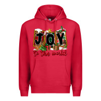 Cardinal Joy To The World Premium Hoodie - FaDigitalArtStudio