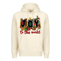 Sandshell Joy To The World Premium Hoodie - FaDigitalArtStudio