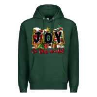 Sports Green Joy To The World Premium Hoodie - FaDigitalArtStudio