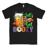 Black Lets Get Boozy Classic Tee - texasbilliewilder
