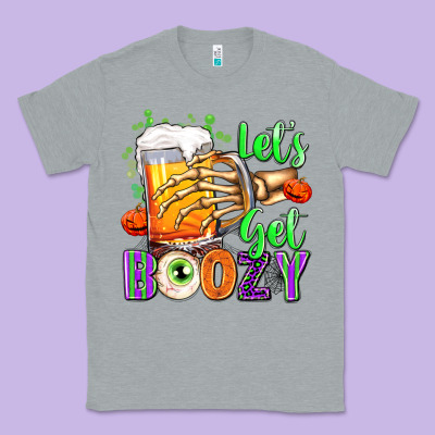 Lets Get Boozy Classic Tee Designed By Texasbilliewilder