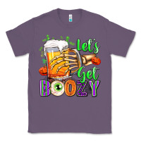 Lavender Lets Get Boozy Classic Tee - texasbilliewilder