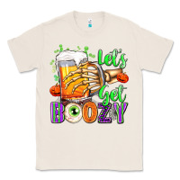 Natural Lets Get Boozy Classic Tee - texasbilliewilder