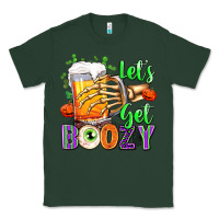 Sports Green Lets Get Boozy Classic Tee - texasbilliewilder