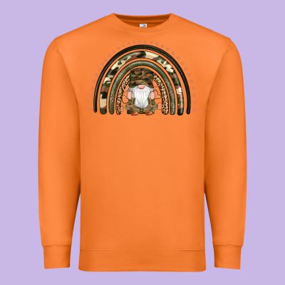 Camouflage Gnomes Rainbow Premium Sweatshirt Designed By Artiststas