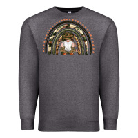 Charcoal Heather camouflage gnomes rainbow Premium Sweatshirt - Artiststas