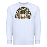 White camouflage gnomes rainbow Premium Sweatshirt - Artiststas