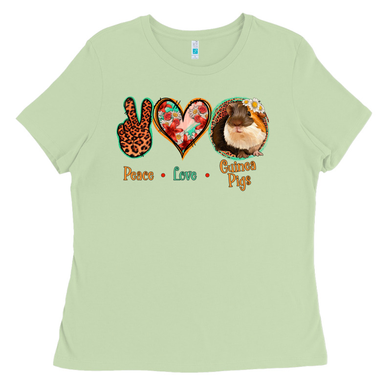 Peace Love Guinea Pigs Ladies Tee by Bettercallsaul | Teevron